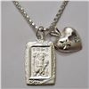 Image 1 : SILVER 2 PENDANT NECKLACE