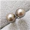 Image 2 : SILVER TAHITION PEARL EARRINGS