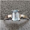 Image 1 : SILVER BLUE TOPAZ(1CT) RING SIZE 9.25