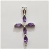 Image 1 : SILVER AMETHYST PENDANT