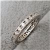 Image 2 : SILVER CZ FULL ETERNITY RING (MISSING ONE STONE)