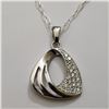 Image 1 : SILVER CZ 16"  NECKLACE