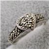 Image 2 : SILVER MARCASITE  RING SIZE 7.25