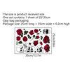 Image 1 : NEW SKULL AND ROSES WALL STICKERS