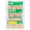 Image 1 : 2 NEW PACKS OF BAMBOO CLOTHES PINS