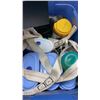 Image 8 : TOTE OF TOOLS, SCREWS, HARDWARE