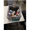 Image 1 : BOX OF STAIN AND FINISH FLUIDS AND ABRASIVE PADS