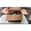 Image 1 : BOX OF GAS LINES, EXTENTION CORD AND TIGER TORCH
