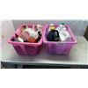 Image 1 : 2 BINS OF SHOP FLUIDS