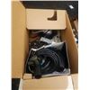 Image 2 : BOX AND TRAY OF POWER TOOLS AND HARDWARE