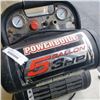 Image 2 : POWERBUILT 5 GALLON 3HP DUAL TANK AIR COMPRESSOR WORKING