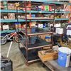 Image 1 : 4 TIER ROLLING METAL SHELF
