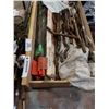 Image 2 : WOOD BOX OF CONCRETE ANCHORS, INSULATION SUPPORTS AND MARKER FLAGS