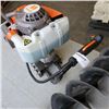 Image 2 : KASEI GAS EARTH AUGER - WORKING, NEEDS PIN TO CONNECT BIT - 6 INCH DIAMETER BIT