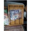 Image 3 : 2 BAMBOO DRAWER ORGANIZERS AND BAMBOO CHEESE SET BOARD