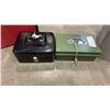 Image 2 : 4 METAL LOCKING BOXES WITH KEYS