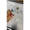 Image 1 : LOT OF COLLECTIBLE COINS, SUPERBOWL MEDALLION, REPLICA 'WORLDS SMALLEST COINS', 2 SHELL COINS IN WRA