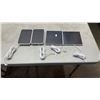 Image 1 : 4 AS NEW EUFY SECURITY SOLAR SECURITY CAMERA CHARGERS