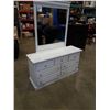 Image 1 : 7 DRAWER DRESSER WITH MIRROR