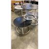 Image 2 : 3 PIECE TILE TOP END TABLE SET