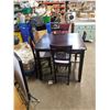Image 1 : MODERN DINING TABLE WITH 4 STOOLS