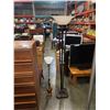 Image 1 : 2 FLOOR LAMPS - MID CENTURY AND BLACK