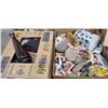 Image 1 : 2 BOXES OF ESTATE GOODS, SUNGLASSES, BINOCULARS