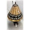 Image 3 : LEADED GLASS TABLE LAMP