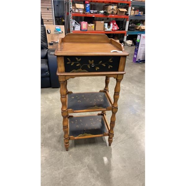 3 TIER 1 DRAWER ACCENT TABLE