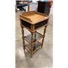 Image 2 : 3 TIER 1 DRAWER ACCENT TABLE