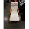 Image 1 : BENTWOOD CHAIR AND FOOTSTOOL