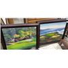 Image 1 : 2 FRAMED PRINTS ON CANVAS