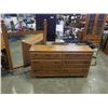 Image 1 : DYNAMIC FURNITURE 6 DRAWER DRESSER WITH MIRROR