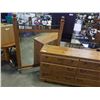 Image 2 : DYNAMIC FURNITURE 6 DRAWER DRESSER WITH MIRROR