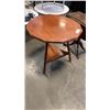Image 2 : VINTAGE DROPLEAF ENDTABLE AND 3 LEG ENDTABLE