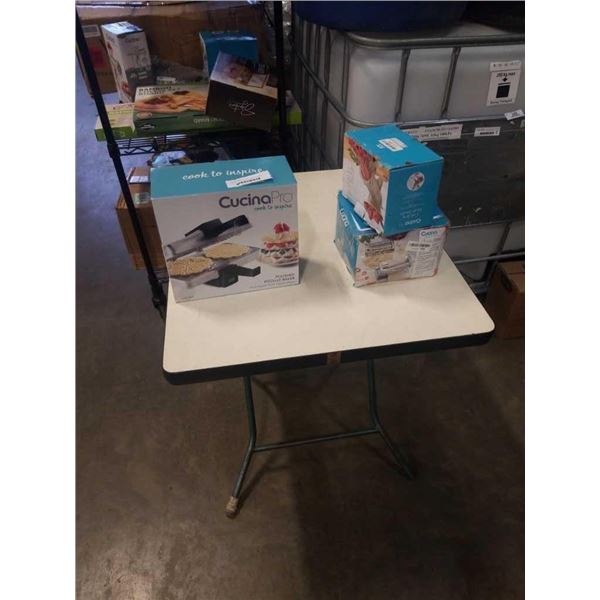 CUCINA WAFFLE MAKER, MEAT GRINDER AND PASTA MAKER