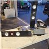 Image 1 : BOSE SOUND DOCK AND PAIR OF LG AS-48SA40 SPEAKERS ONE LEG BROKE