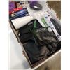 Image 2 : BOX OF ELECTRONICS, DISPLAY PORT ADAPTERS, BLUETOOTH DONGLES, CAT 7 CABLE AND MORE
