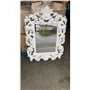 Image 1 : WHITE FRAMED MIRROR