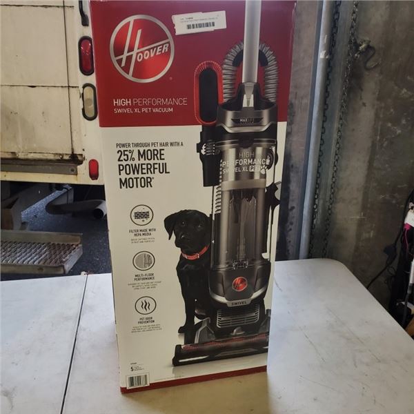 HOOVER HIGH PERFORMANCE SWIVEL XL PET VACUUM - TESTED WORKING - RETAIL $299