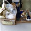 Image 1 : 2 BOXES OF JUGS, AND COLLECTIBLES