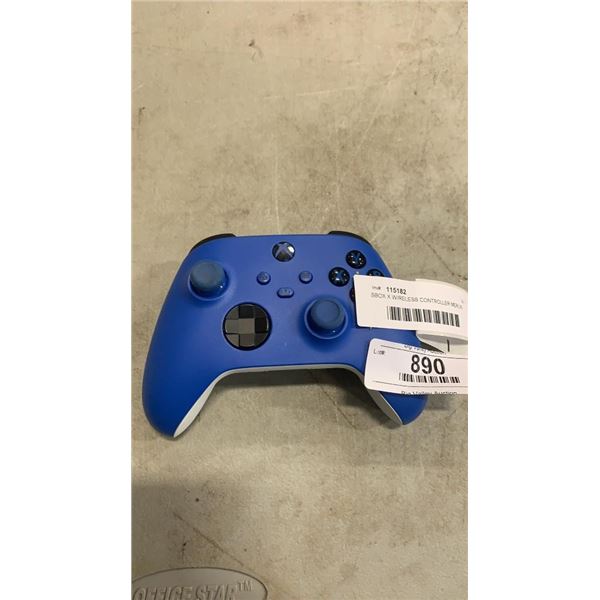 XBOX X WIRELESS CONTROLLER MERLIN BLUE - TESTED WORKING, RETAIL $74