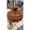 Image 2 : 2 GLASS PENDENT LIGHT FIXTURES