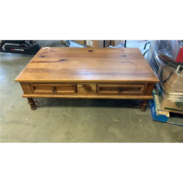 RUSTIC COFFEE TABLE 53 X 32 INCHES