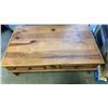 Image 2 : RUSTIC COFFEE TABLE 53 X 32 INCHES