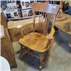 Image 1 : WOOD ROCKING CHAIR