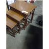 Image 3 : 3 RUSTIC NESTING TABLES