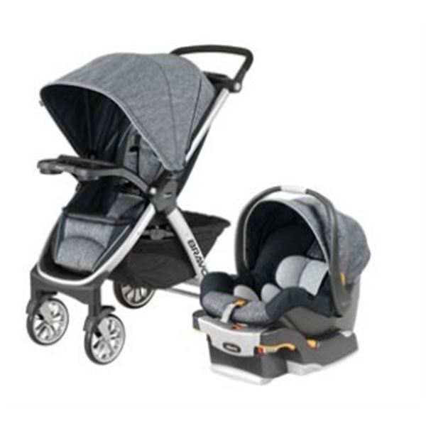 AS NEW BRAVO QUICK FOLD TRIO SYSTEM - RETAIL $829