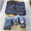 Image 1 : 4 NEW SAND FILLABLE ZIPPERED CANOPY/UMRELLA WEIGHT BAGS RETAIL $120 BLACK