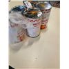 Image 2 : 5 METAL AEROSHELL OIL CANS 2 HAVE OIL